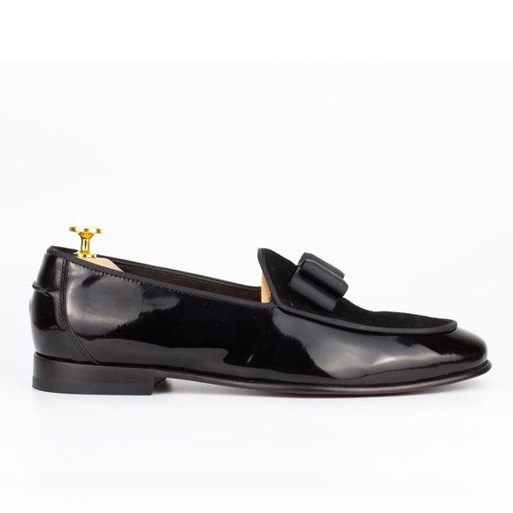 BowTie Black Men\'s Genuine Leather Loafer main image 5